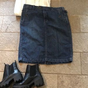 True vintage 90's Ralph Lauren Jean Skirt (!!)